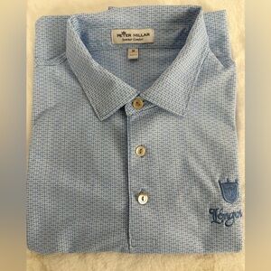 Peter Millar Light Blue Casual Button Down Shirt